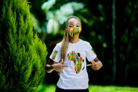 African map white unisex t-shirt